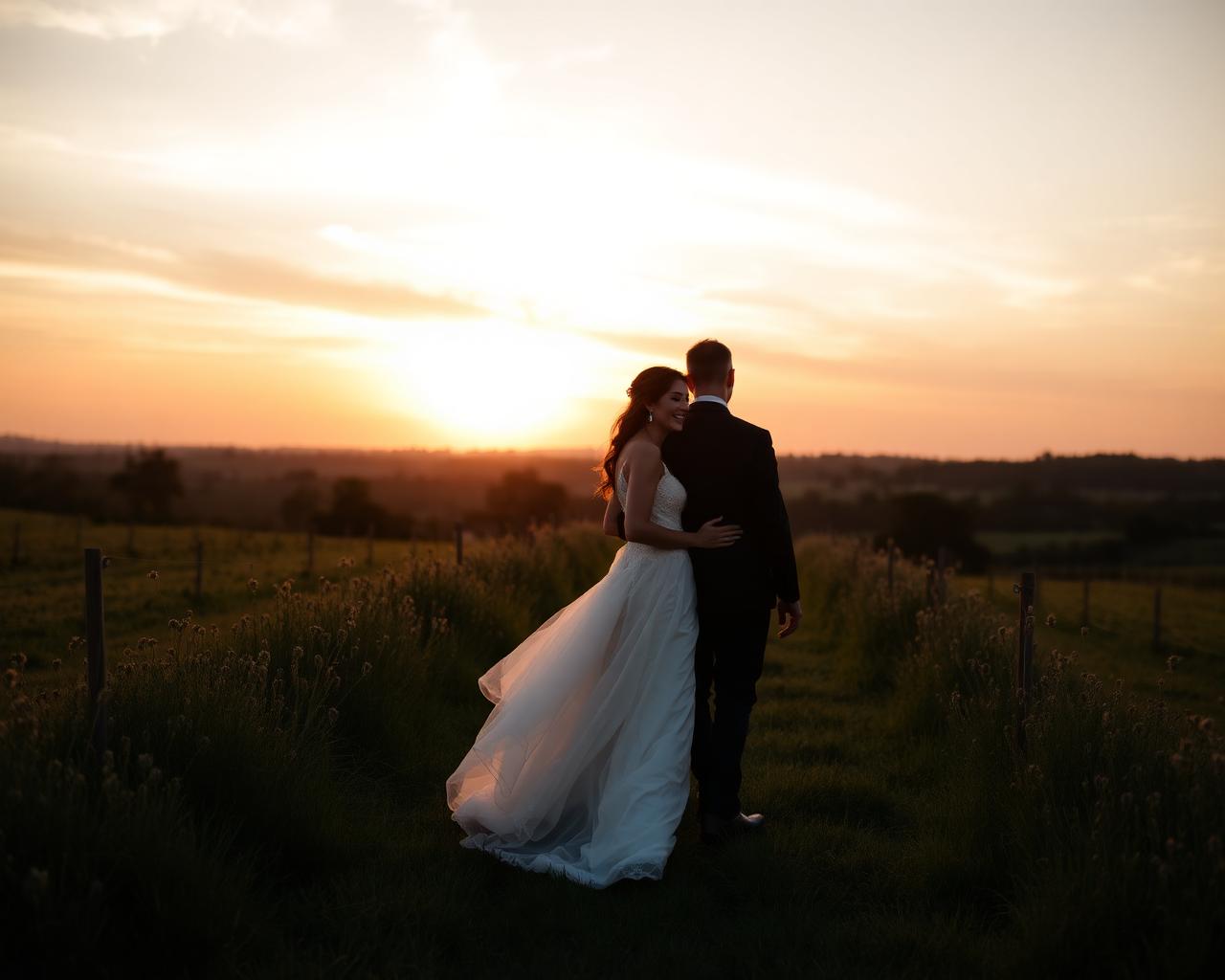 Couple at sunset